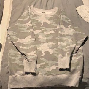 Camo Crewneck Sweatshirt